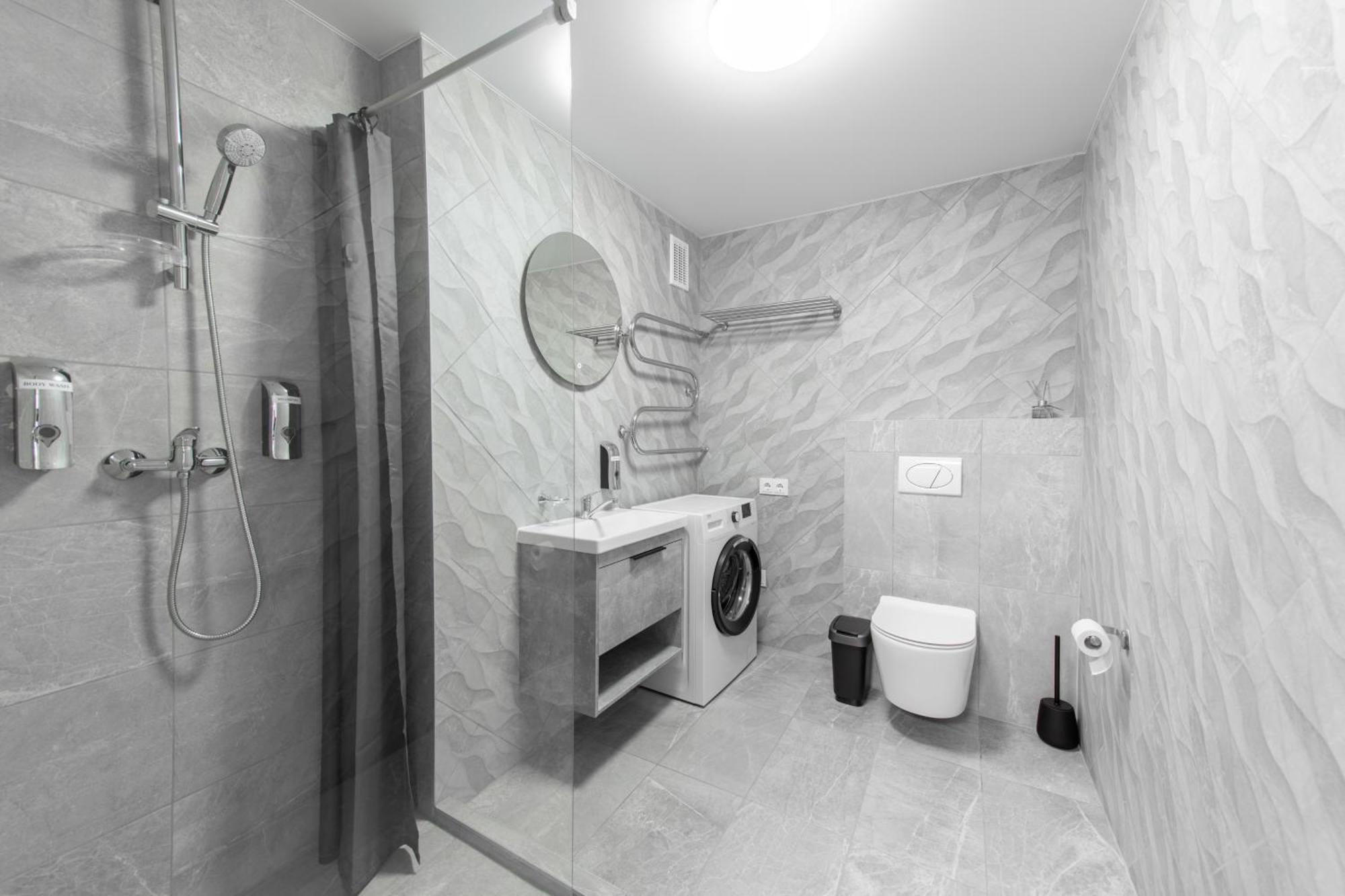 Stiklo Apartamentai Radviliskis Exterior photo