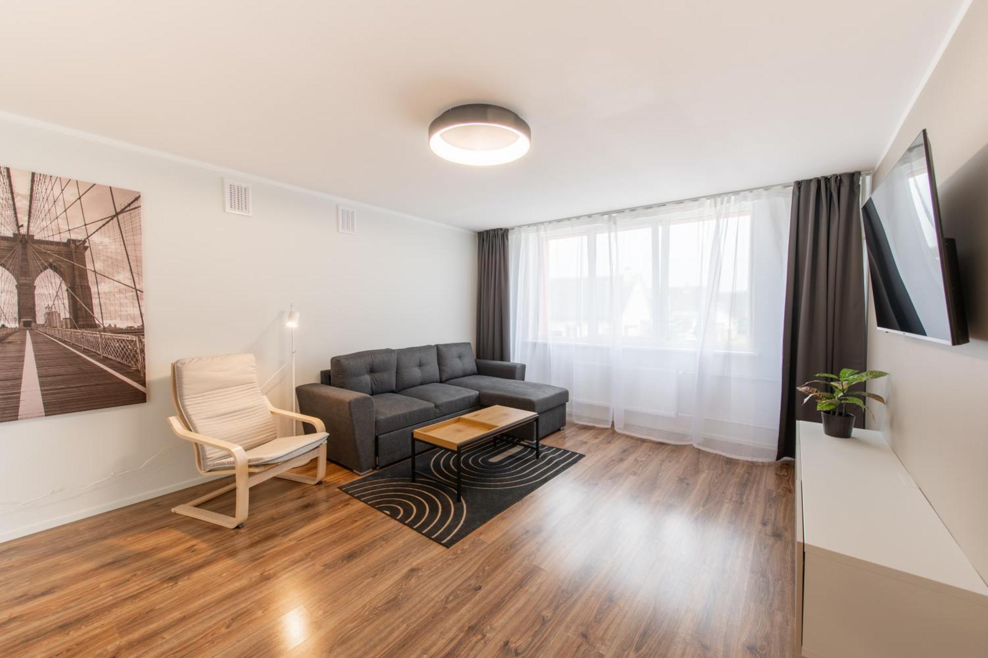 Stiklo Apartamentai Radviliskis Exterior photo